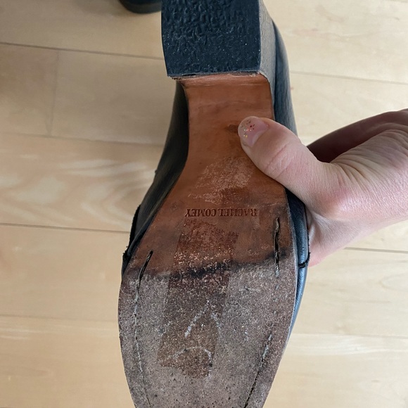 🗽 Rachel Comey Black Leather Platform Ankle Boots - Picture 5 of 6